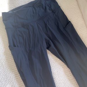 Lululemon Fast and Free High-Rise Tight - True Navy - Nulux